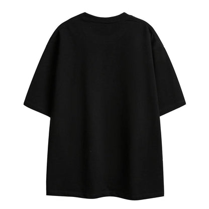 Fashion Letter Print Short-sleeve T-shirt For Men And Women MuddyStock