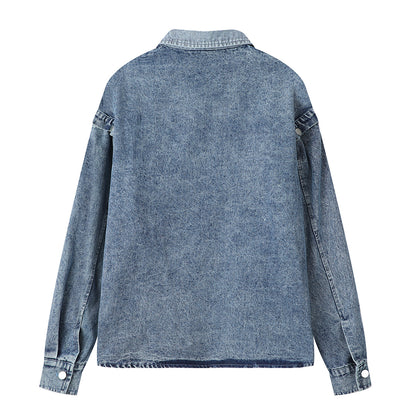 American Style Long Sleeved Top For Women MuddyStock null
