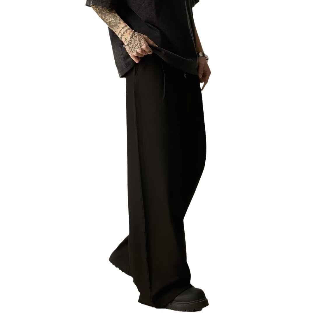 Men's Casual Vertical Tube Wide-leg Pants MuddyStock