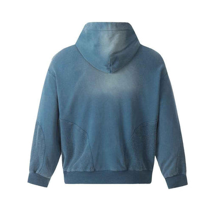 Waste Soil Tie-dyed Washed Hoodie For Men null
