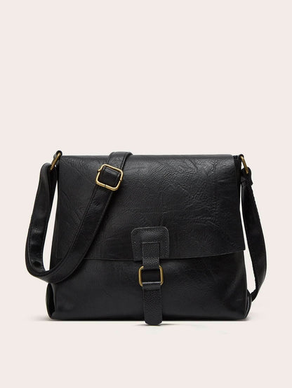 Minimalist Preppy Style Shoulder Fashion Casual Messenger Bag MuddyStock