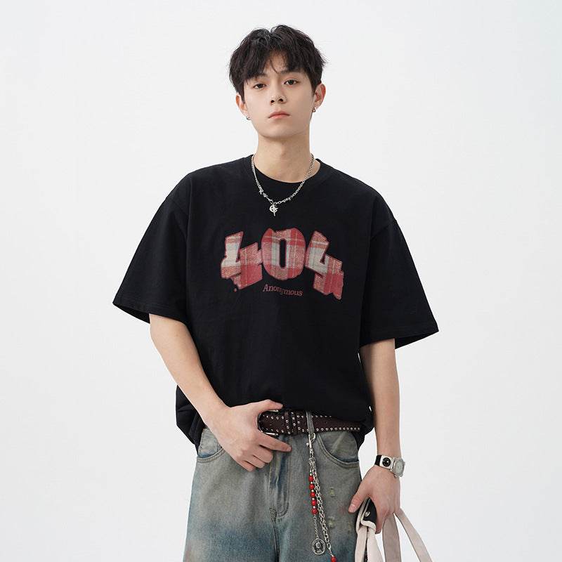 Plaid Digital Printing Short Sleeve Summer New MuddyStock