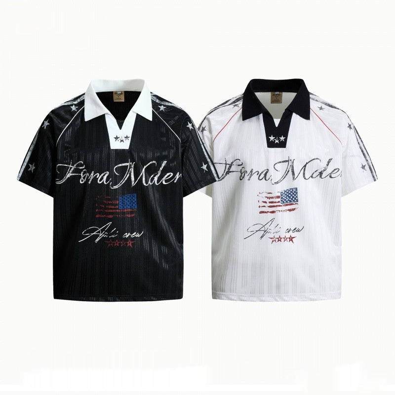 High-street Designer-style Short-sleeve T-shirt For Men