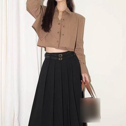 Women's Shirt Casual Long Sleeve Two piece Top | MuddyStock Originals MuddyStock