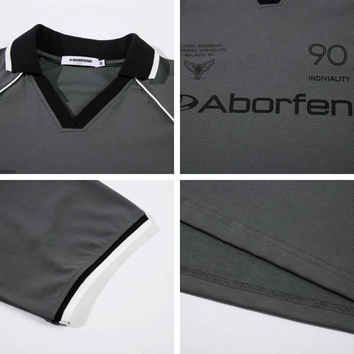 Letter Print Turn-Down Collar Short Sleeve T-Shirt For Men | MuddyStock Originals MuddyStock