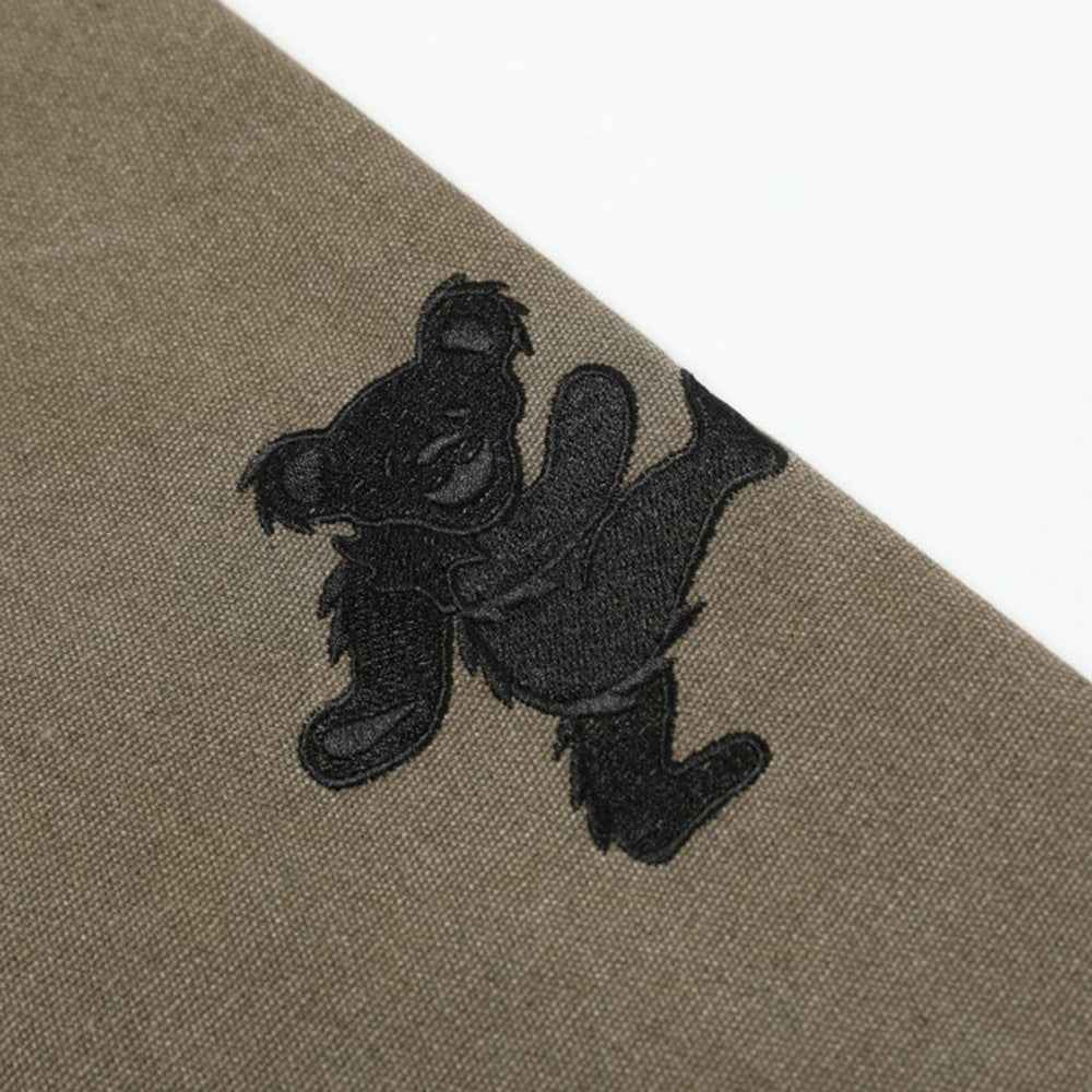 Cartoon teddy bear embroidered jacket for women | MuddyStock Originals