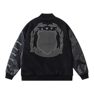 Baseball Uniform Jacket For Male Black