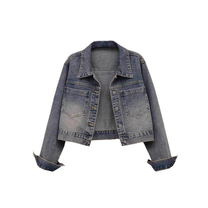 Denim Short Loose Casual Jacket For Women | MuddyStock Originals MuddyStock
