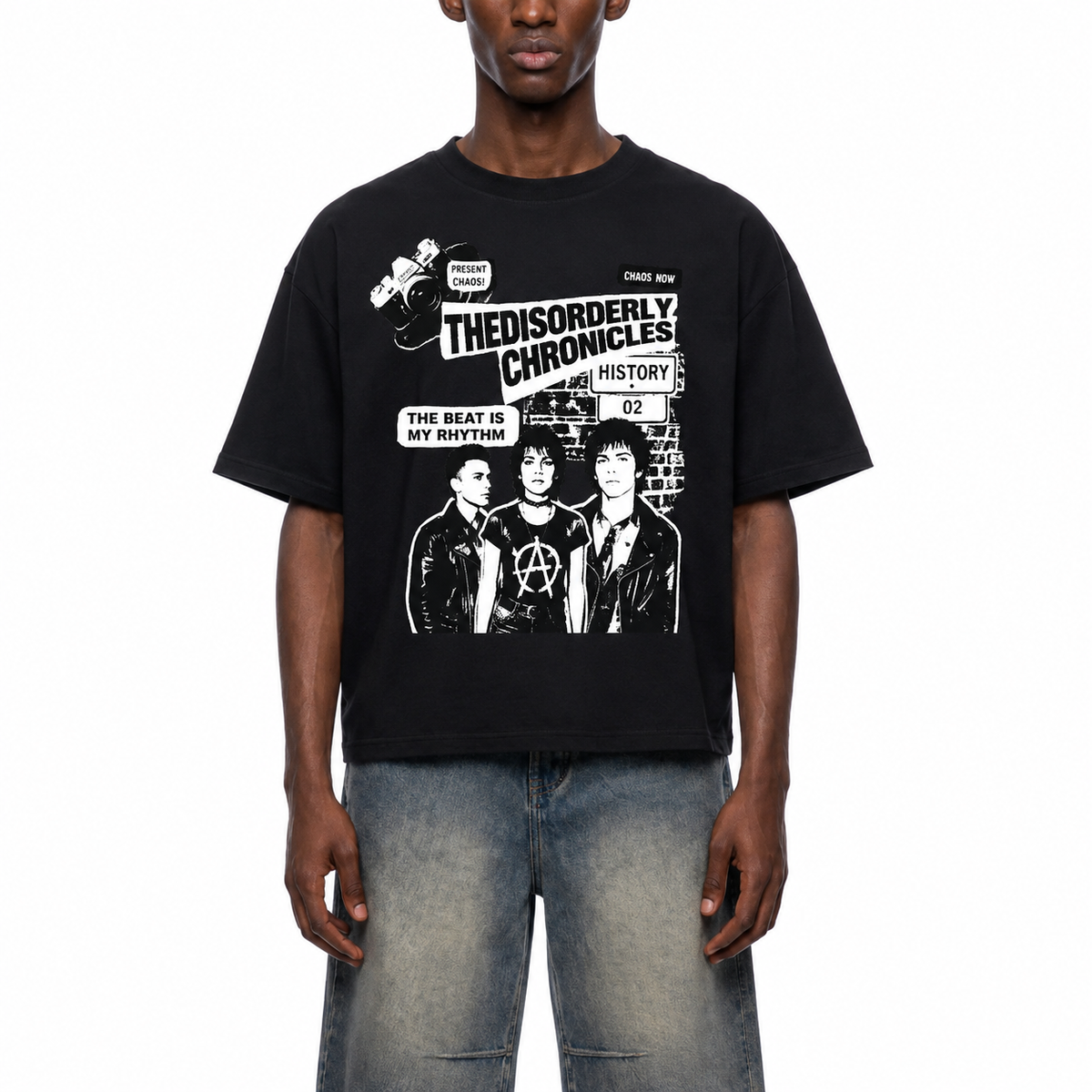 Boxy Drop Shoulder Crop T-Shirt For Men | MuddyStock Originals
