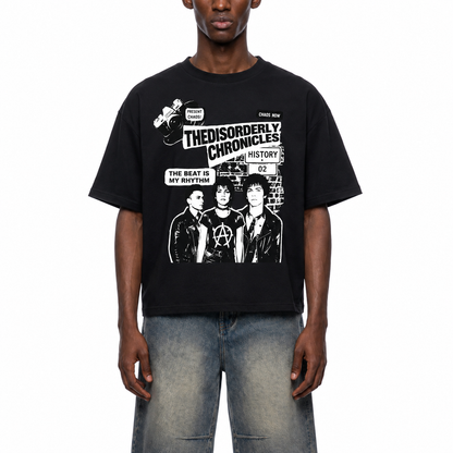 Boxy Drop Shoulder Crop T-Shirt For Men | MuddyStock Originals