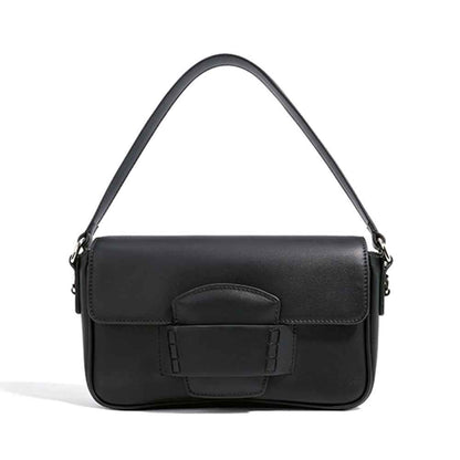 Casual Leather Handbag Bag For Women Black 25X8X14cm