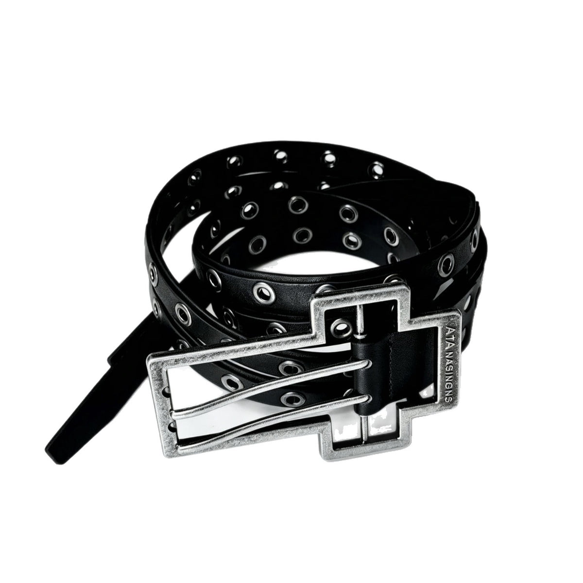 Fashionable Double-Prong Buckle Punk Style