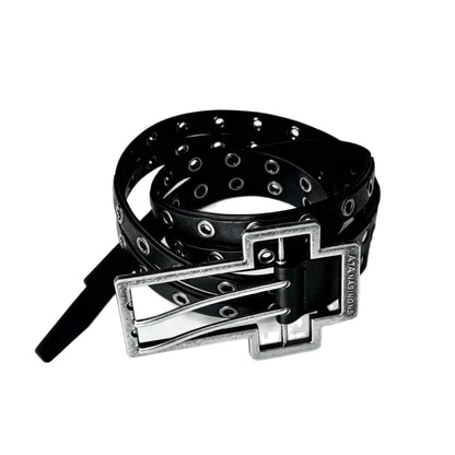 Fashionable Double-Prong Buckle Punk Style