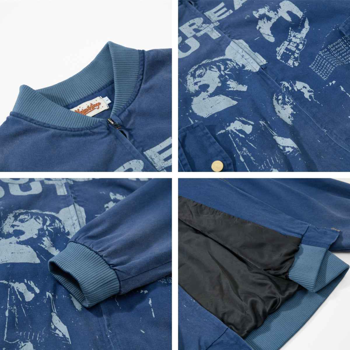 Rockabilly Vintage Print Loose Casual Jacket for Men | MuddyStock Originals MuddyStock