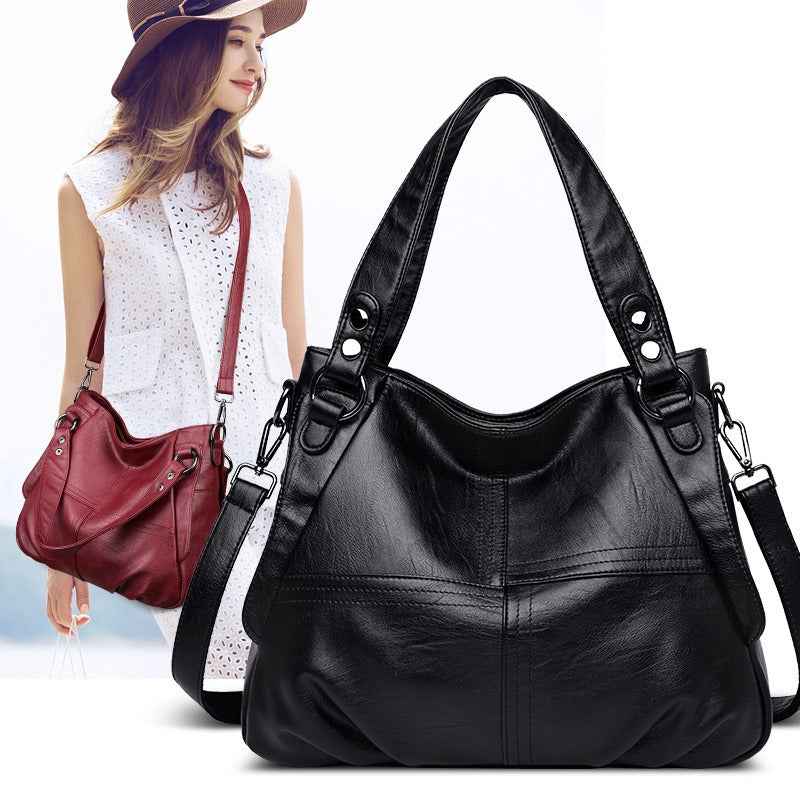 Large capacity shoulder crossbody handbag