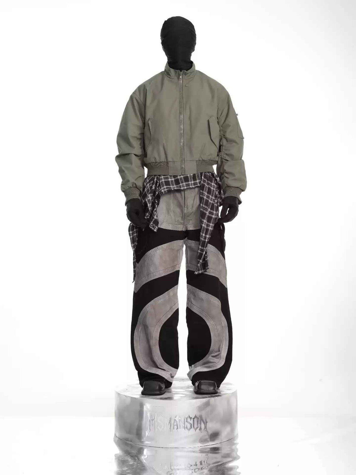 Multi-layer Patchwork Jeans For Men
