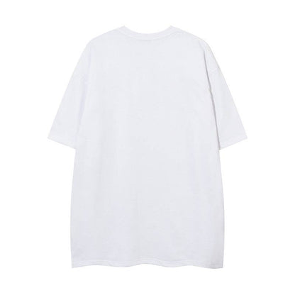 Music Score Letter Print Short-sleeve Women MuddyStock