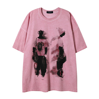 Loose casual T-shirt for men and women | MuddyStock Originals Pink MuddyStock