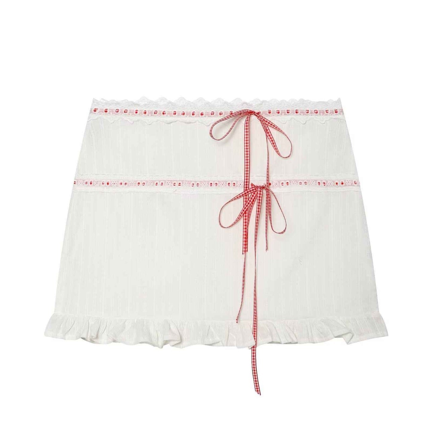 Jacquard lace camisole top+ lace half skirt for women | MuddyStock Originals