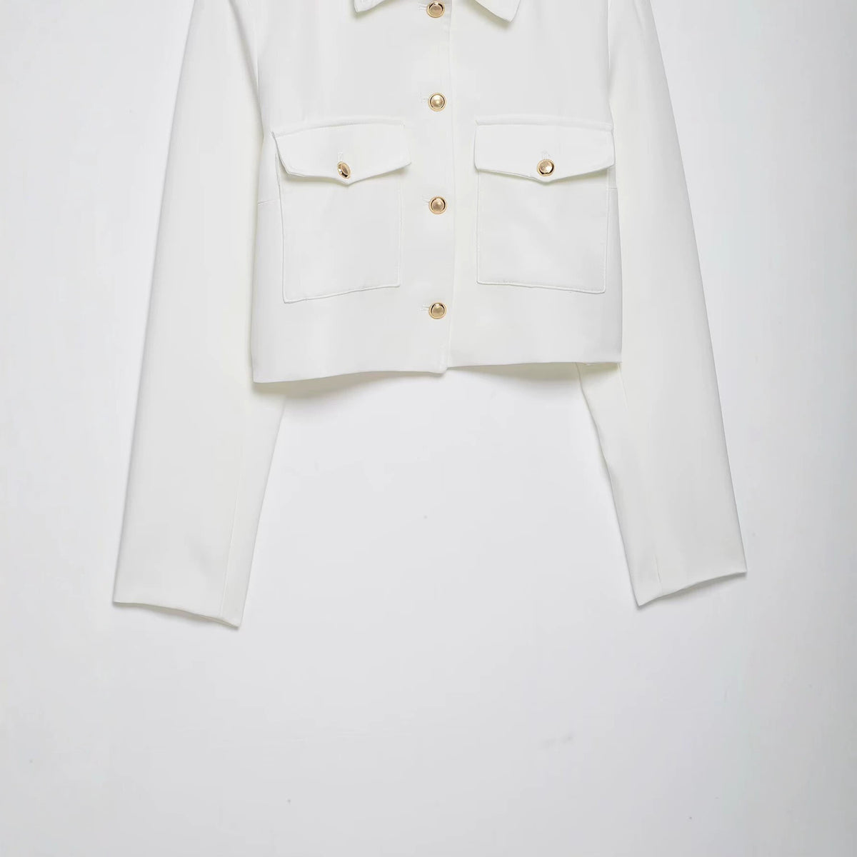 Pocket jacket slimming women's casual lapel jacket