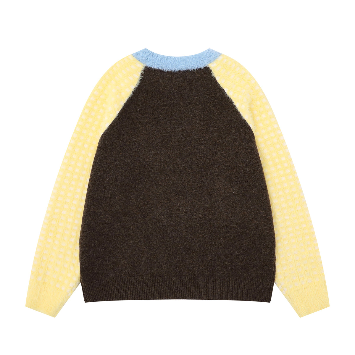 Color blocking pony pattern sweater for women | MuddyStock Originals