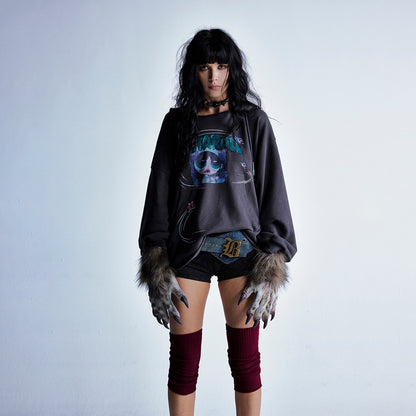 Graffiti hooded sweatshirt for women | MuddyStock Originals eprolo