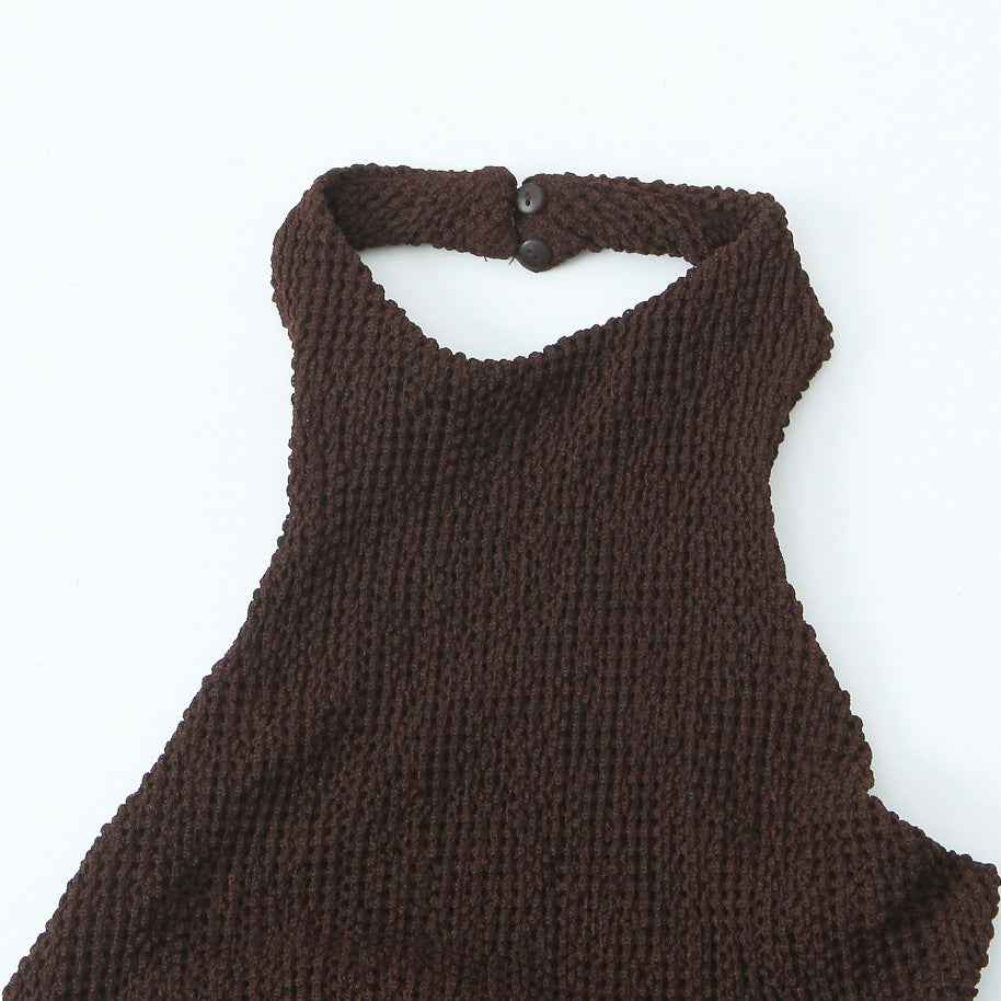 European and American style women's long neck hanging dress | MuddyStock Originals