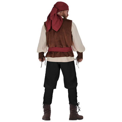 Halloween Caribbean Pirate Costume For Men