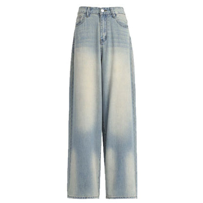 Loose Straight Floor-Length Denim Pants For Women | MuddyStock Originals MuddyStock