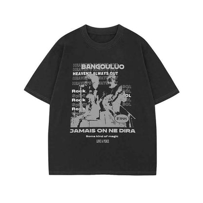 Short Sleeve T-Shirt Pure Cotton For Men | MuddyStock Originals Black MuddyStock