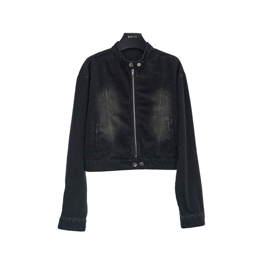 Vintage Washed Denim Short Jacket For Women | MuddyStock Originals MuddyStock