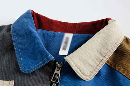 Stitching Loose Jacket For Women MuddyStock