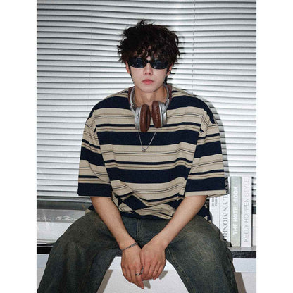 American Lovers Wild Loose Bottoming Shirt Half Sleeve Tee MuddyStock