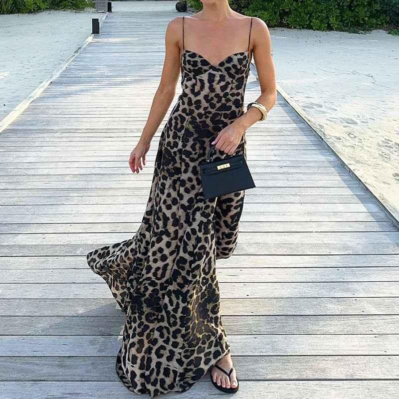 Leopard print camisole dress for women | MuddyStock Originals MuddyStock