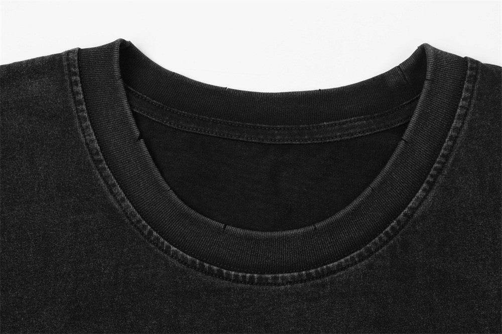 Distressed Letter Print Vest Men's Upperwear MuddyStock