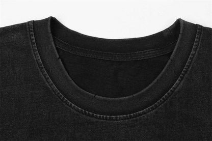 Distressed Letter Print Vest Men's Upperwear MuddyStock
