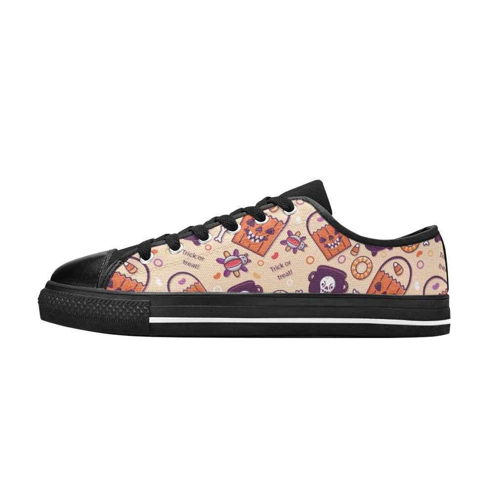 Aquila Canvas Women's Shoes (Model 018) Black