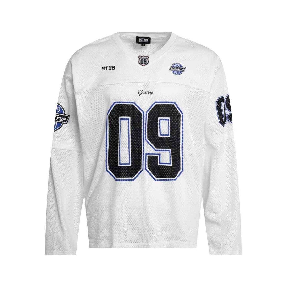 Printed Men's Loose-Fit Sweatshirt White