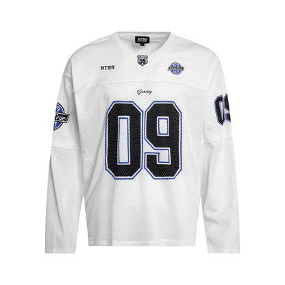 Printed Men's Loose-Fit Sweatshirt White