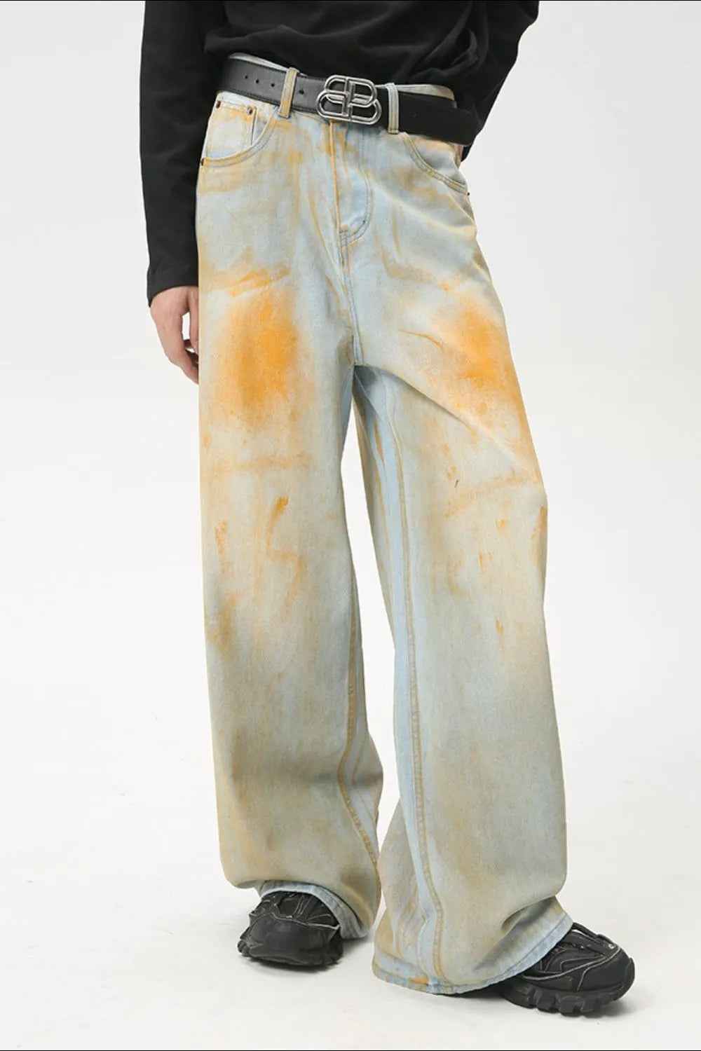 Waste Soil Wide Leg Jeans For Men | MuddyStock Originals MuddyStock