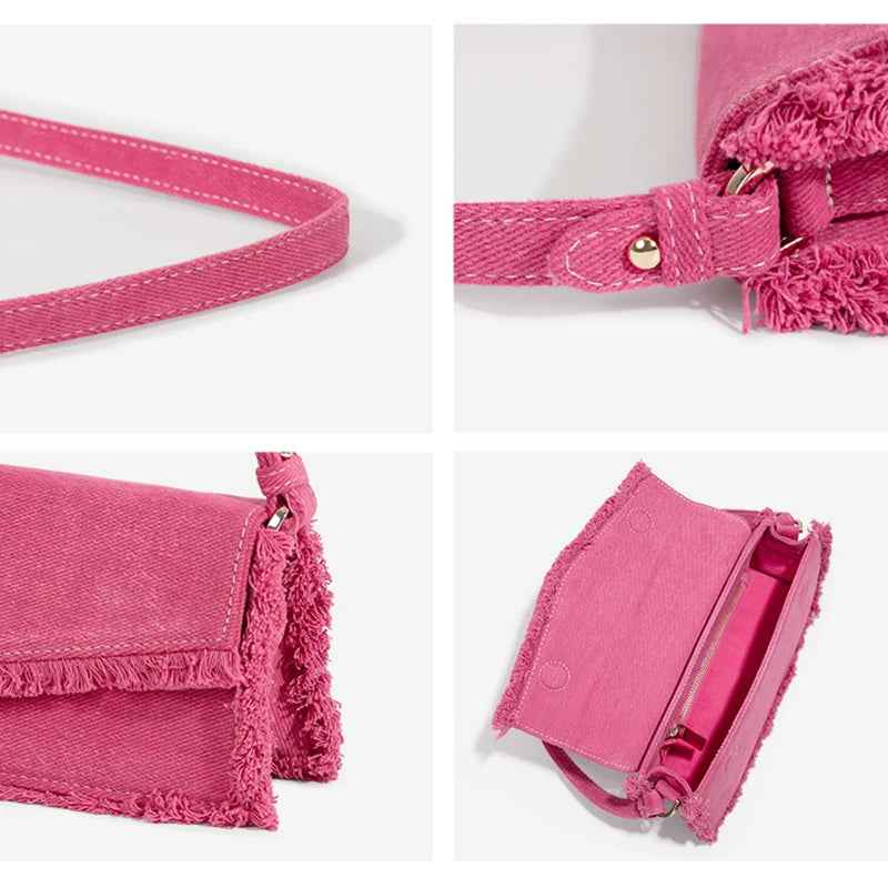 Women's Canvas Underarm Shoulder Bag