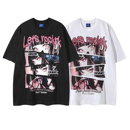 Comic Girl Printed Short Sleeve T-Shirt For Women | MuddyStock Originals MuddyStock