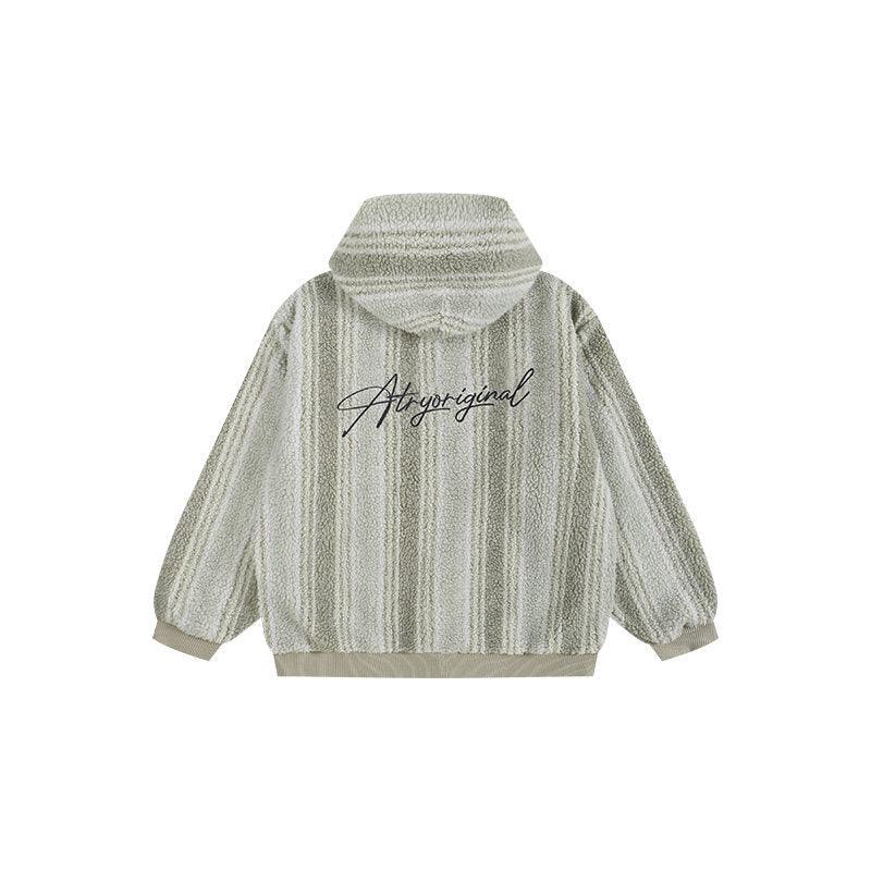 Cozy American-style Hoodie For Men Green