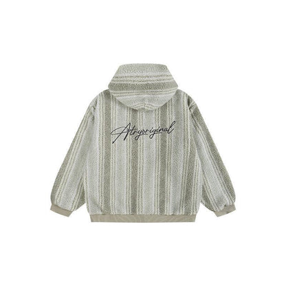 Cozy American-style Hoodie For Men Green