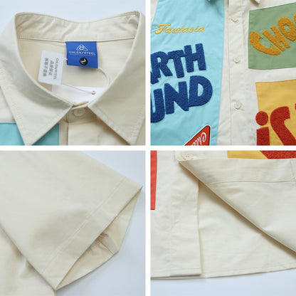 Retro Collar Short Sleeve Shirt For Men And Women | MuddyStock Originals eprolo