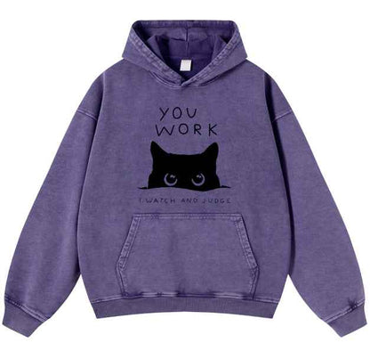 Loose Batik European Hoodie For Women Purple MuddyStock