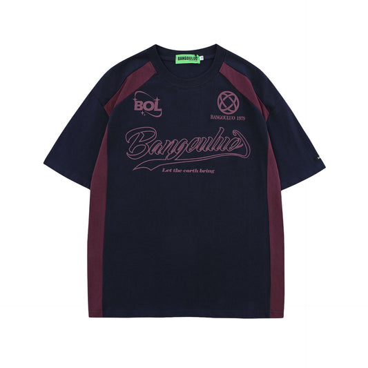 Short sleeved motorcycle style loose hip hop sports T-shirt for men and women | MuddyStock Originals MuddyStock