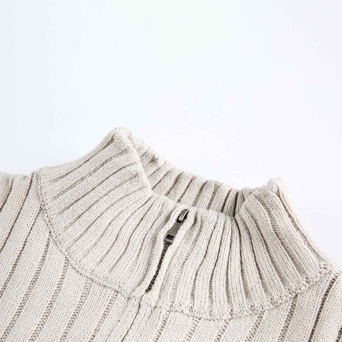 Half high neck knitted printed sweater for men and women | MuddyStock Originals MuddyStock