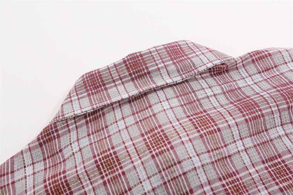 Plaid Long Sleeve Women's European And American Loose Casual Shirt null
