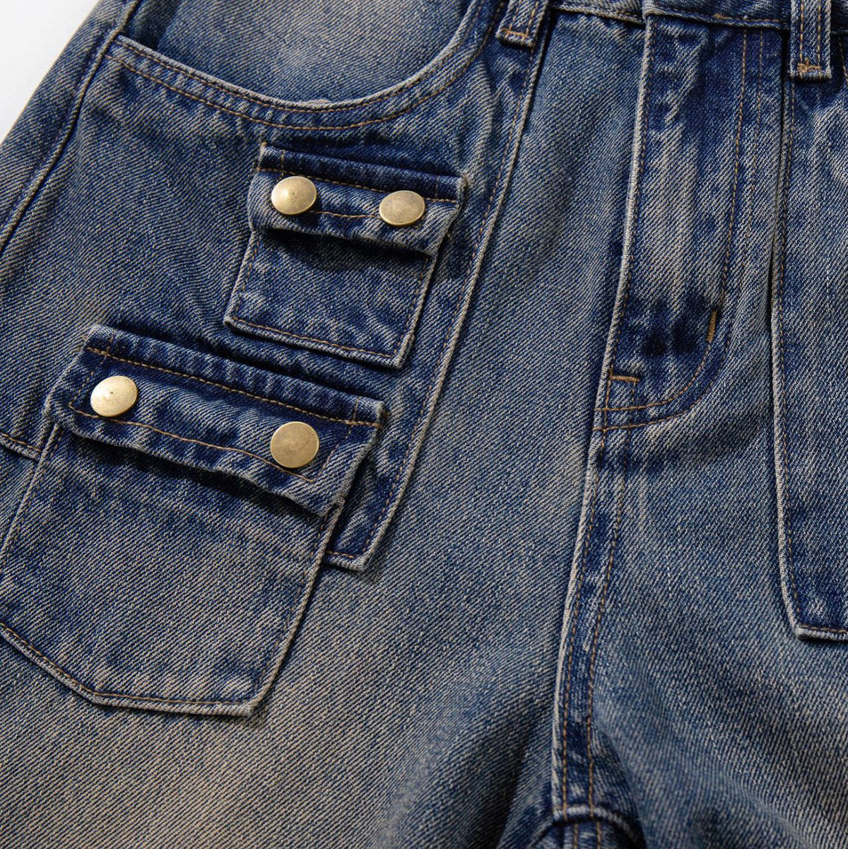 Retro micro flared jeans for women | MuddyStock Originals